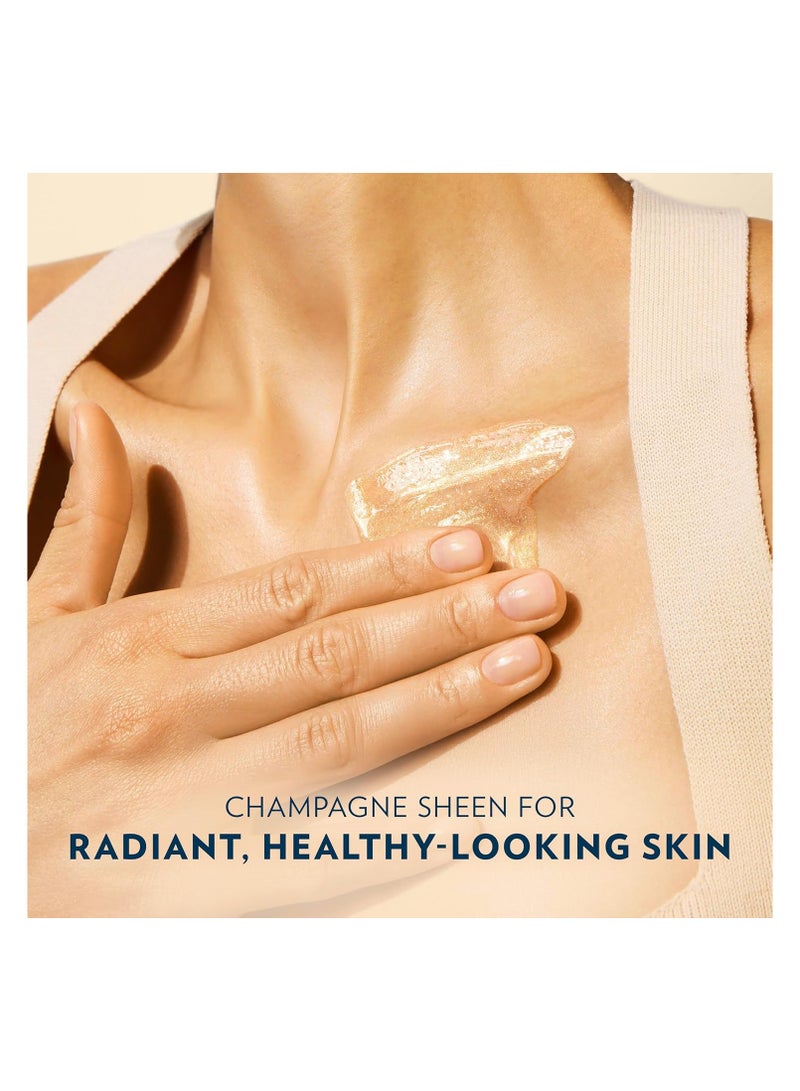 Vaseline Glazed & Glisten Sunlit Glow Body Gel Oil 200ml | Vanilla Cocoa Shimmer | With Ultra-Hydrating Lipids & 100% Pure Cocoa Butter - Image 5